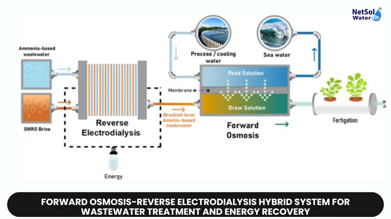 Forward Osmosis, Reverse Electrodialysis, Wastewater Treatment, Energy Recovery, Sustainable Technology